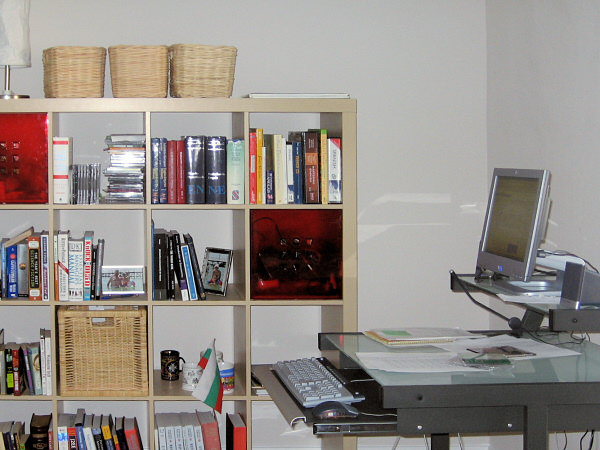 The study room, or guest bedroom.