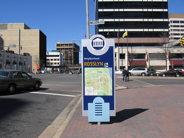 Crossing in Rosslyn.