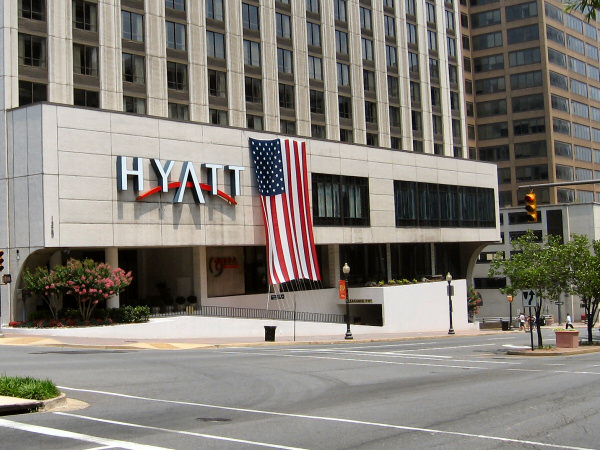 Hyatt in Rosslyn.