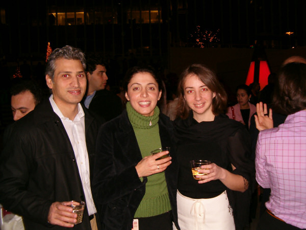 Sasha's colleague Tala and her husband Mouayed.