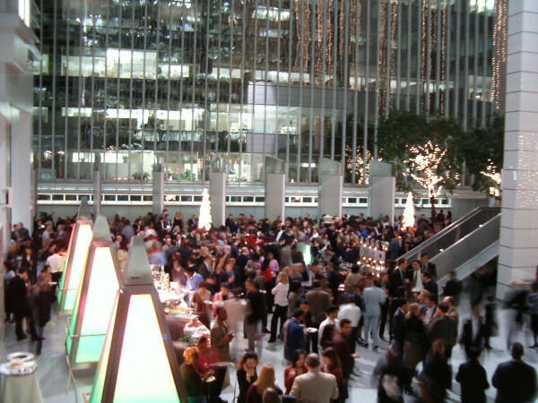 The main hall, in the lobby of the World Bank.