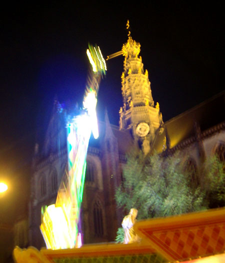 Grote Markt Haarlem, 2004-04-29 around 22:00 o'clock.