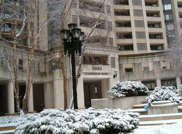 Entrance of our apartment building.
