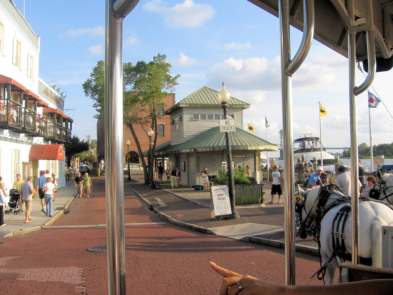 Trolley through Wilmington.