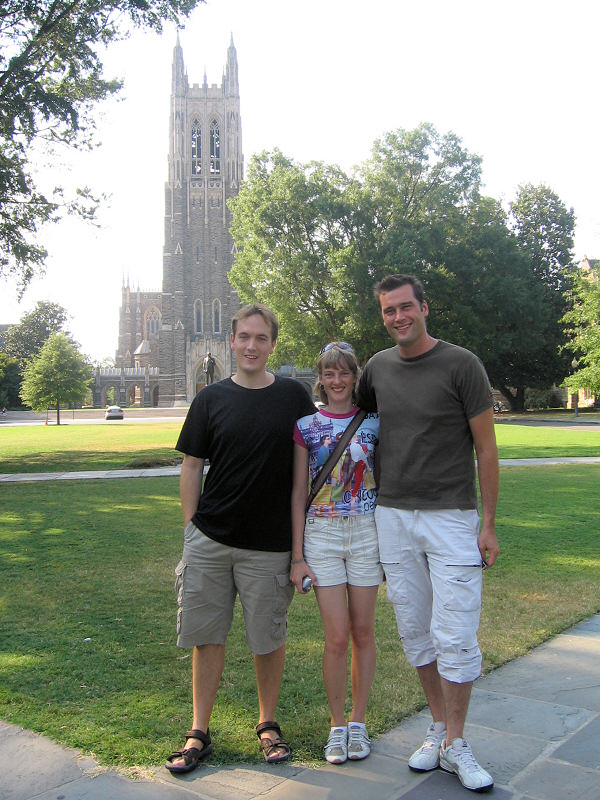 Joost and Ankie in Durham, NC