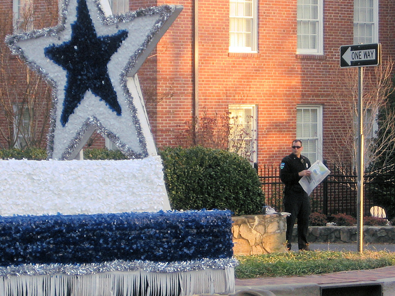 Early in the morning.