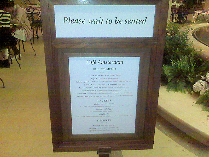 Cafe Amsterdam.