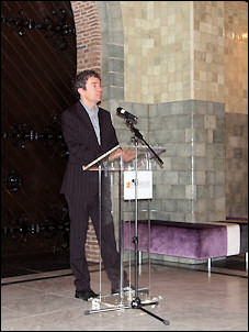 Russell Shorto at the American breakfast for BrooklynBridgeBreukelen.